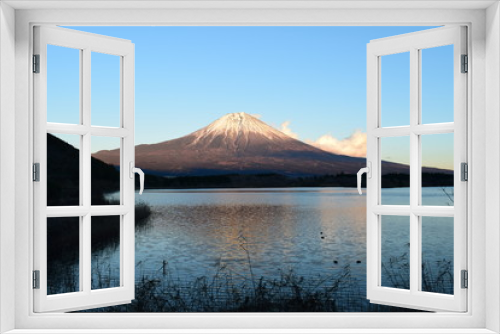 Fototapeta Naklejka Na Ścianę Okno 3D - 富士山　田貫湖