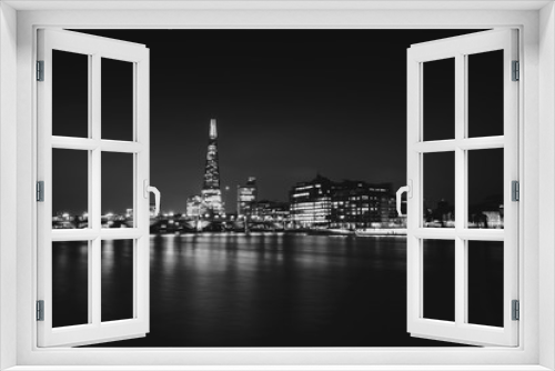 Fototapeta Naklejka Na Ścianę Okno 3D - London at night