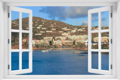 Fototapeta Naklejka Na Ścianę Okno 3D - St. Thomas coast, USVI