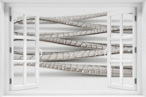 Fototapeta Naklejka Na Ścianę Okno 3D - silverware forks spoons knives cutlery on a white background