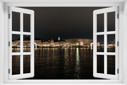 Fototapeta Naklejka Na Ścianę Okno 3D - Stockholm by night