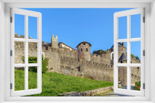 Fototapeta Naklejka Na Ścianę Okno 3D - Cite de Carcassonne, France