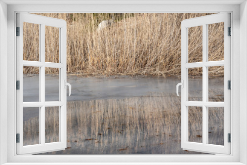 Fototapeta Naklejka Na Ścianę Okno 3D - Cei lake in Trentino iced and cold