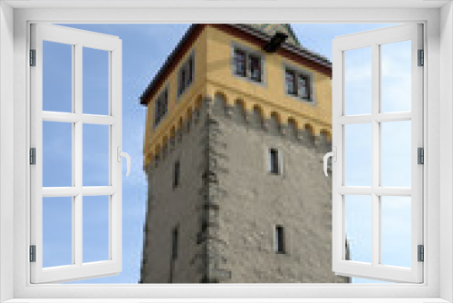 Fototapeta Naklejka Na Ścianę Okno 3D - Mangturm in Lindau am Bodensee