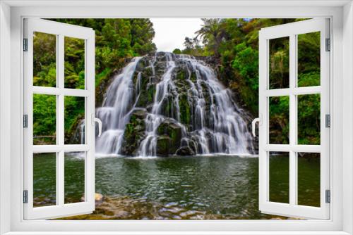 Fototapeta Naklejka Na Ścianę Okno 3D - Owharoa Falls New Zealand 