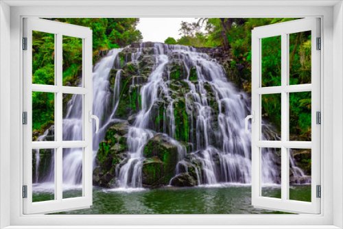 Fototapeta Naklejka Na Ścianę Okno 3D - Owharao Falls