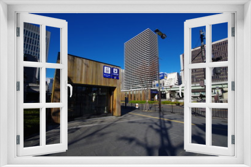 Fototapeta Naklejka Na Ścianę Okno 3D - 大江橋駅