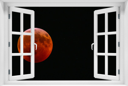 Fototapeta Naklejka Na Ścianę Okno 3D - Super Blood Wolf Moon