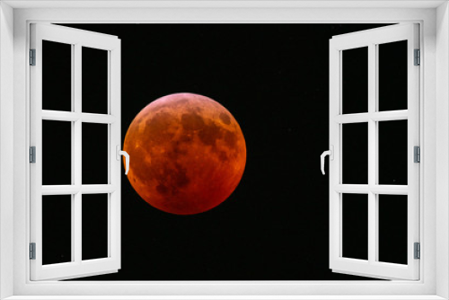Fototapeta Naklejka Na Ścianę Okno 3D - Super Blood Wolf Moon