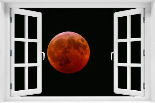 Fototapeta Naklejka Na Ścianę Okno 3D - Super Blood Wolf Moon