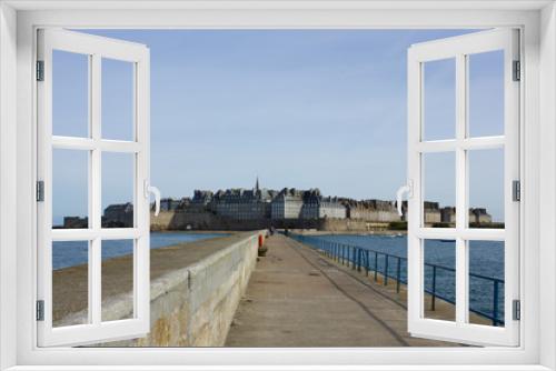 Fototapeta Naklejka Na Ścianę Okno 3D - Saint Malo, Brittanny, France