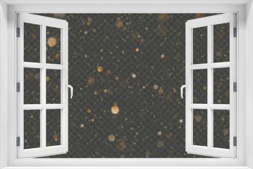 Fototapeta Naklejka Na Ścianę Okno 3D - Overlay effect for luxury greeting rich card. Star dust light on transparent background. EPS 10