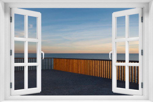 Fototapeta Naklejka Na Ścianę Okno 3D - Viewpoint to the sea