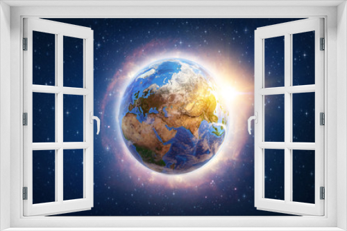 Fototapeta Naklejka Na Ścianę Okno 3D - Global warming on Earth
