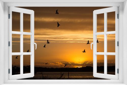 Fototapeta Naklejka Na Ścianę Okno 3D - Sunset over Phillip Island