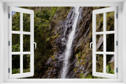 Fototapeta Naklejka Na Ścianę Okno 3D - Brazilian waterfalls in Minas Gerais. The largest fresh water reserve on the planet