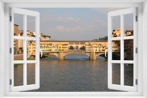 Fototapeta Naklejka Na Ścianę Okno 3D - ponte vecchio in florence