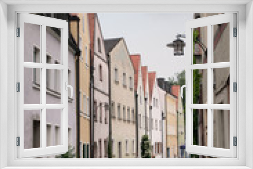 Fototapeta Naklejka Na Ścianę Okno 3D - In a bavarian city