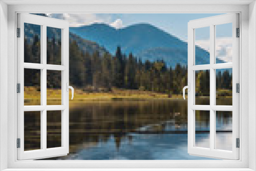 Fototapeta Naklejka Na Ścianę Okno 3D - Smartphone HD wallpaper of alpine view near the Piller lake - Tyrol - Austria