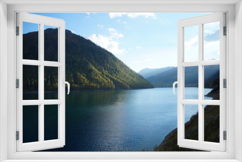 Fototapeta Naklejka Na Ścianę Okno 3D - lago di Livigno