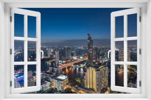 Fototapeta Naklejka Na Ścianę Okno 3D - Bangkok City