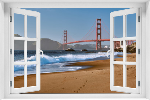 Fototapeta Naklejka Na Ścianę Okno 3D - Golden Gate Bridge, San Francisco, California