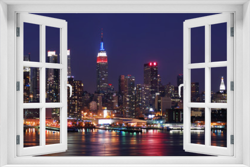 Fototapeta Naklejka Na Ścianę Okno 3D - New York City Empire State Building