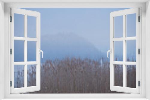 Fototapeta Naklejka Na Ścianę Okno 3D - Mist on Lucerne lake