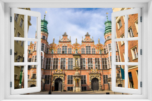 Fototapeta Naklejka Na Ścianę Okno 3D - Academy of Fine Arts Great Armory with amazing facade, Gdansk, Poland