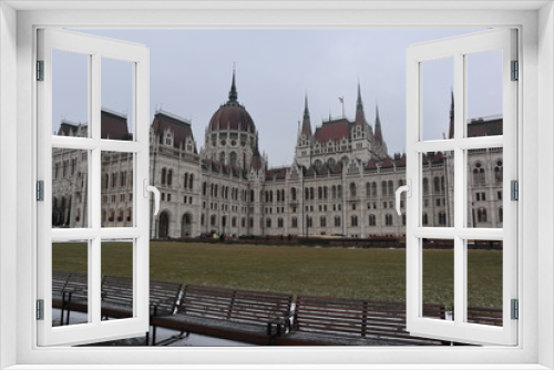 Fototapeta Naklejka Na Ścianę Okno 3D - Budapest parliament