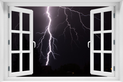Fototapeta Naklejka Na Ścianę Okno 3D - Thunderstrike