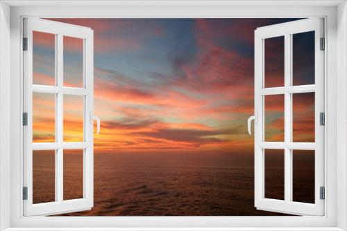 Fototapeta Naklejka Na Ścianę Okno 3D - Ocean sunset