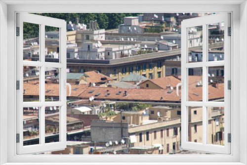 Fototapeta Naklejka Na Ścianę Okno 3D - Rome, Italy look from above