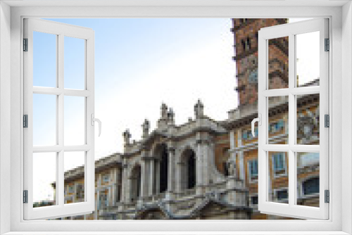 Fototapeta Naklejka Na Ścianę Okno 3D - ROME, ITALY, June 2008, Tourist at Basilica di Santa Maria Maggiore.