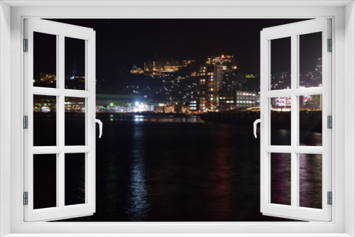 Fototapeta Naklejka Na Ścianę Okno 3D - 夜景