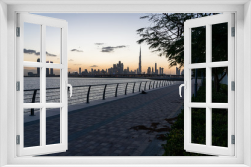 Fototapeta Naklejka Na Ścianę Okno 3D - Dubai skyline city view, United arabic emirates
