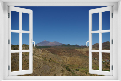 Fototapeta Naklejka Na Ścianę Okno 3D - Vulkan Teide und Umgebung auf Teneriffa