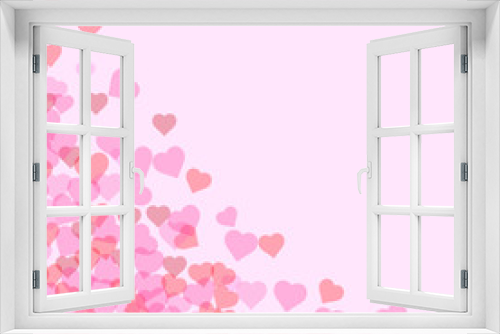 Fototapeta Naklejka Na Ścianę Okno 3D - Colored Heart Illustration valentine's day card elegant festive vector with space for text. Symbols of tenderness and love