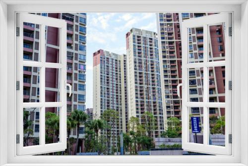 Fototapeta Naklejka Na Ścianę Okno 3D - Intensive new real estate development in Daya Bay District, Huizhou City, Guangdong Province
