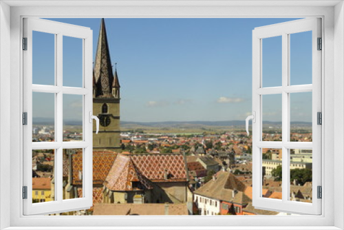 Fototapeta Naklejka Na Ścianę Okno 3D - Evangelische Kirche Hermannstadt Sibiu