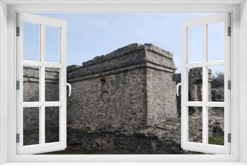 Fototapeta Naklejka Na Ścianę Okno 3D - Maya Ruins of Tulum Mexico