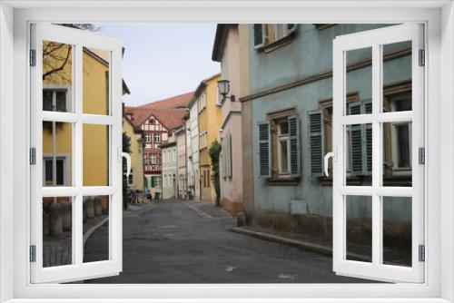 Fototapeta Naklejka Na Ścianę Okno 3D - Historic Bamberg Street