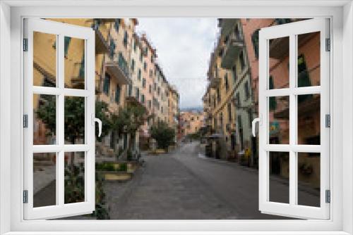 Fototapeta Naklejka Na Ścianę Okno 3D - Riomaggiore Town in