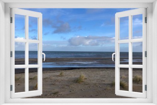 Fototapeta Naklejka Na Ścianę Okno 3D - The coast around Texel