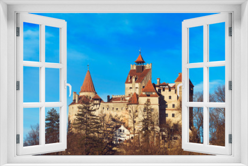 Fototapeta Naklejka Na Ścianę Okno 3D - Bran Castle, Transylvania, Romania