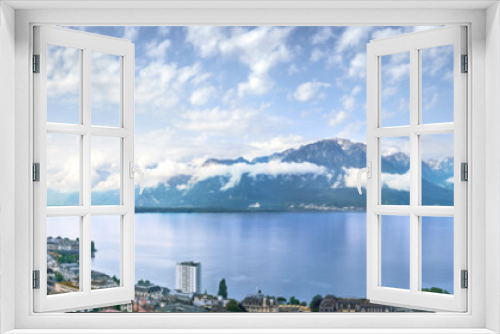Fototapeta Naklejka Na Ścianę Okno 3D - Montreux