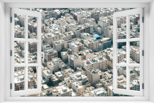 Fototapeta Naklejka Na Ścianę Okno 3D - Amazing aerial view of residential buildings in Tehran, Iran