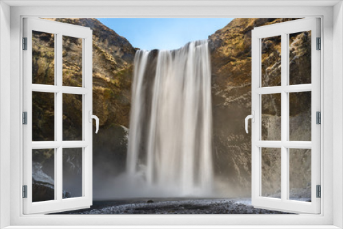 Fototapeta Naklejka Na Ścianę Okno 3D - Skogafoss Island