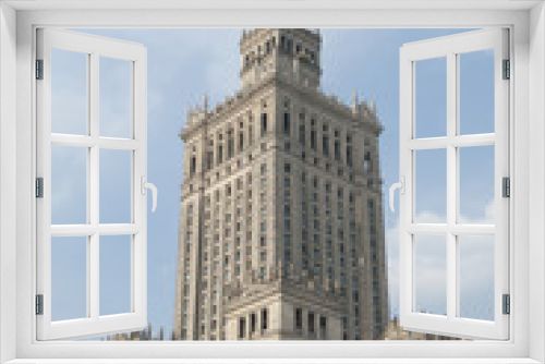 Fototapeta Naklejka Na Ścianę Okno 3D - Palace of culture Warsaw