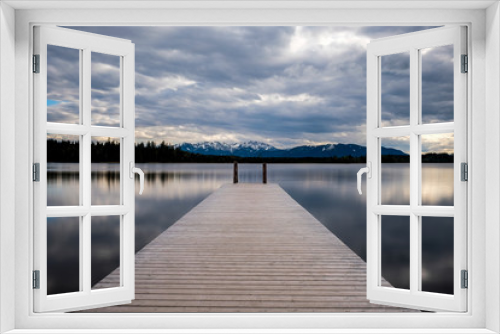 Fototapeta Naklejka Na Ścianę Okno 3D - Lake Kirchsee, Bavaria, Germany